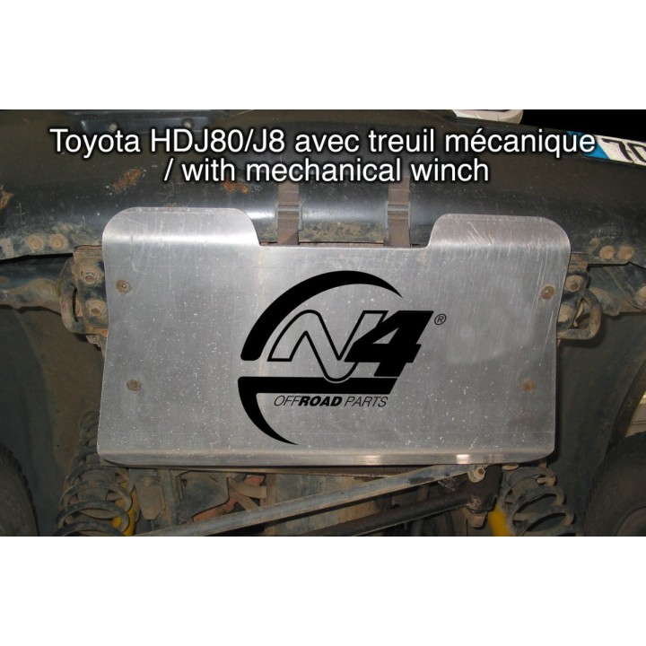 Protection avant alu N4 Toyota Landcruiser 80 (90-98)