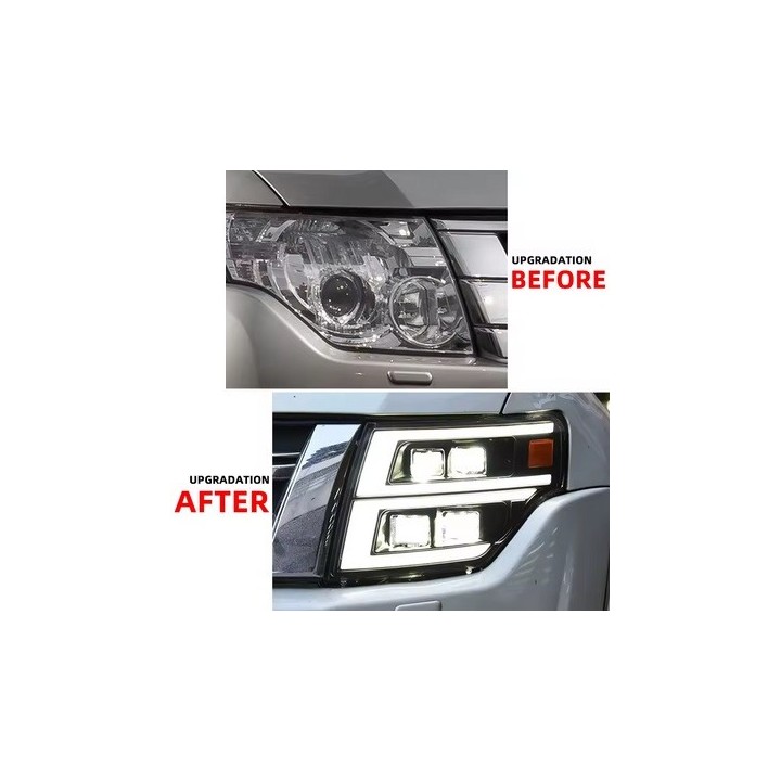 OPTIQUE DE PHARE LEDS MITSUBISHI PAJERO IV (09-21)