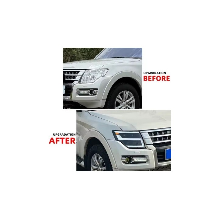OPTIQUE DE PHARE LEDS MITSUBISHI PAJERO IV (05-21)