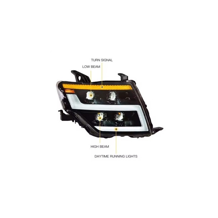 OPTIQUE DE PHARE LEDS MITSUBISHI PAJERO IV (05-21)