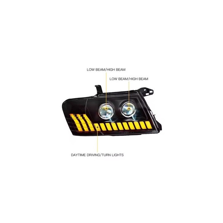 OPTIQUE DE PHARE LEDS MITSUBISHI PAJERO III (00-12)