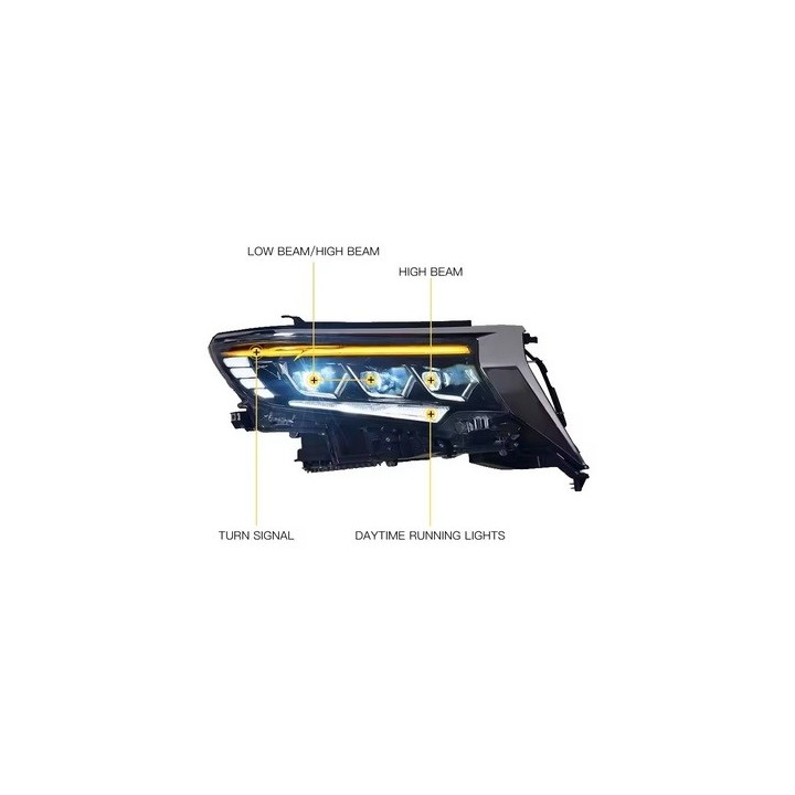 OPTIQUE DE PHARE LEDS TOYOTA LANDCRUISER 150 (18-21)