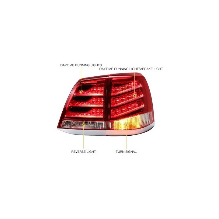 FEU ARRIERE LEDS TOYOTA LANDCRUISER 200 (08-15)