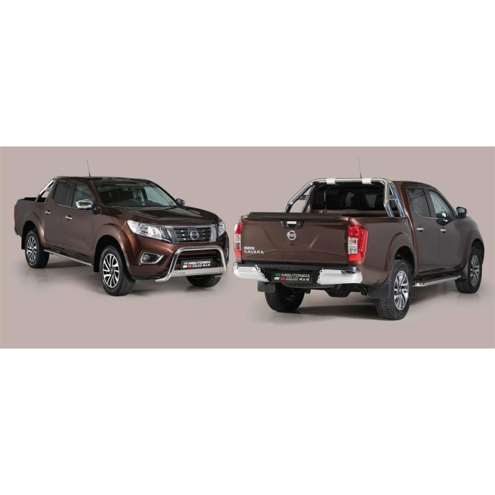 Medium Bar INOX MISUTONIDA Ø63 Nissan NAVARA D23 (15-)