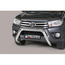 Super Bar INOX/NOIR MISUTONIDA Ø76 Toyota Hilux 8 Revo (15-20)