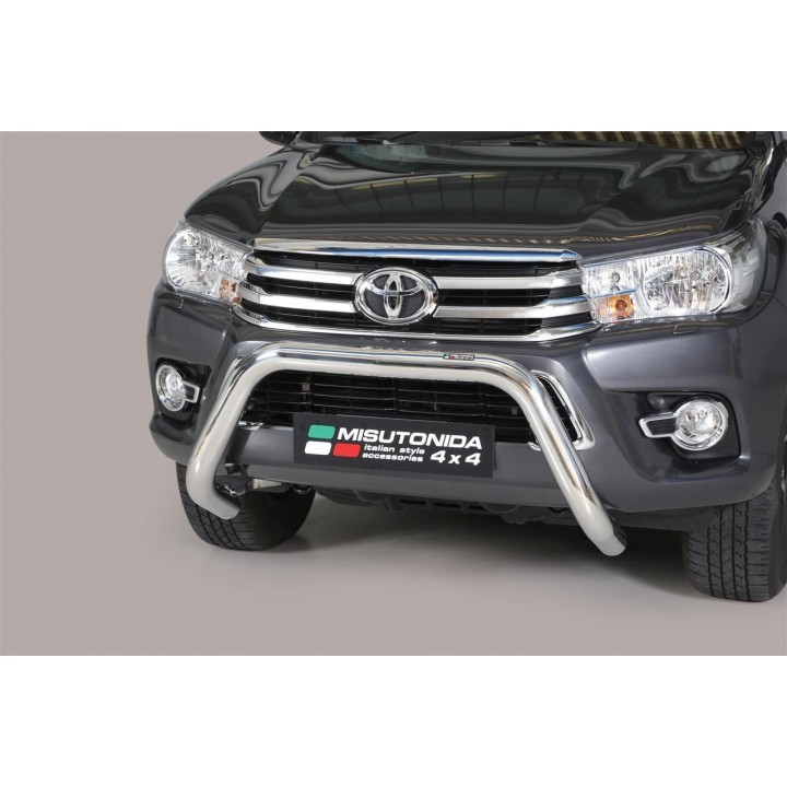 Super Bar INOX/NOIR MISUTONIDA Ø76 Toyota Hilux 8 Revo (15-)