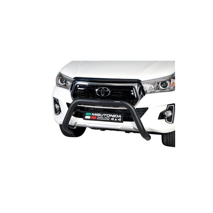 Super Bar INOX/NOIR MISUTONIDA Ø76 Toyota Hilux 8 Revo (15-)