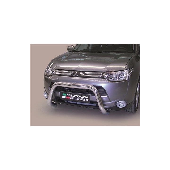 Super Bar INOX MISUTONIDA Ø76 Mitsubishi OUTLANDER 3 (13-15)