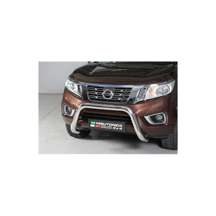 Super Bar INOX/NOIR MISUTONIDA Ø76 Nissan NAVARA D23 (15-)