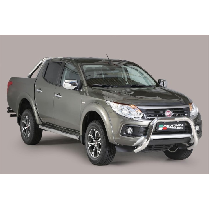 Super Bar INOX/NOIR MISUTONIDA Ø76 Fiat FULLBACK (16-)