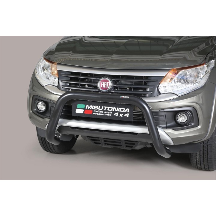 Super Bar INOX/NOIR MISUTONIDA Ø76 Fiat FULLBACK (16-)
