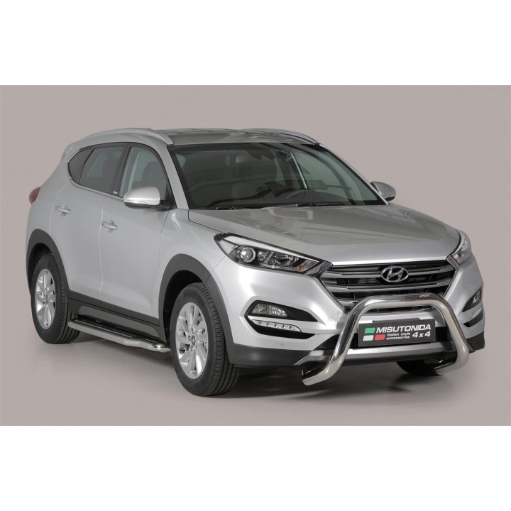 Super Bar INOX MISUTONIDA Ø76 Hyundai Tucson 3 (15-)
