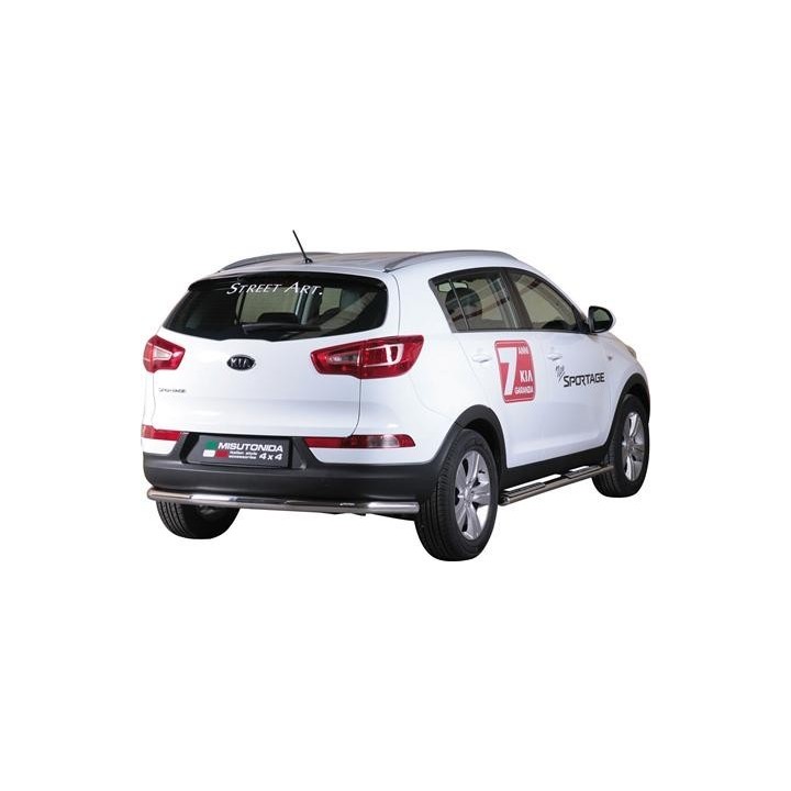 Marche-pieds ovale inox Kia Sportage 3 (10-15)