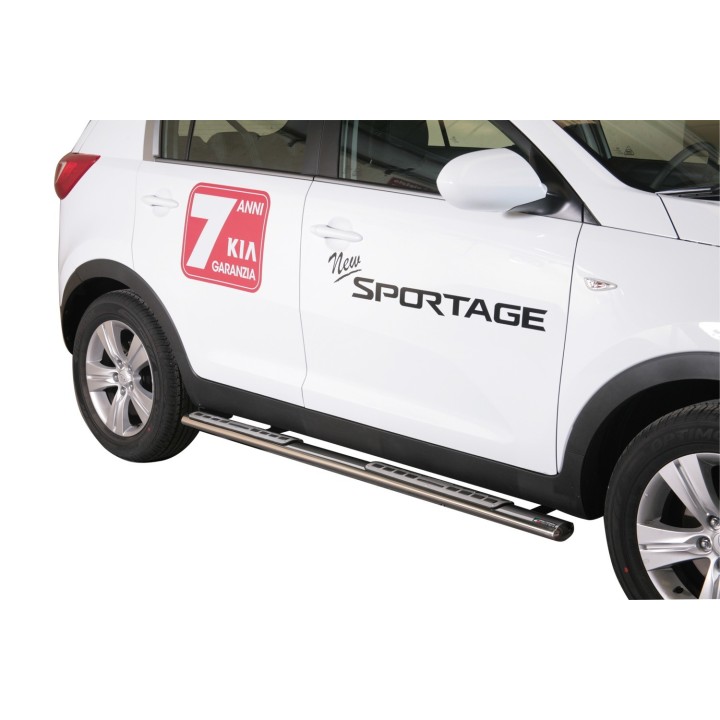 Marche-pieds ovale inox Kia Sportage 3 (10-15)