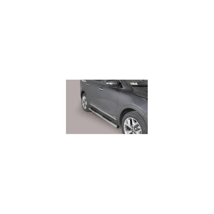 Marche-pieds Ø76 inox Kia sorento 3 (15-)