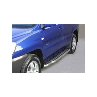 Marche-pieds Ø50 inox Kia Sportage 2 (04-10)