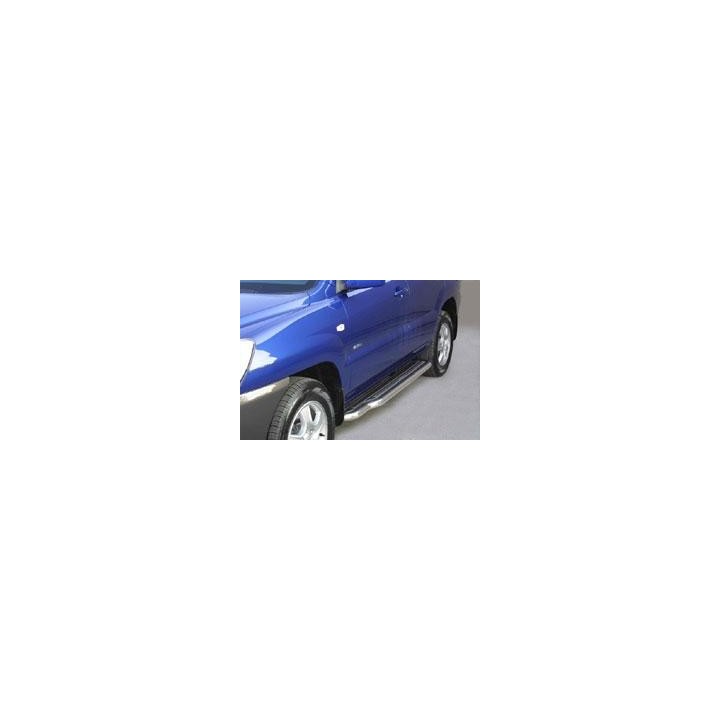 Marche-pieds Ø50 inox Kia Sportage 2 (04-10)
