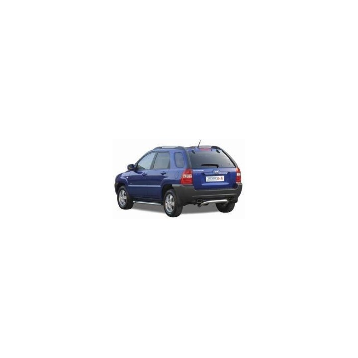 Pare-chocs arrière INOX MISUTONIDA Ø76 Kia Sportage 2 (04-10)