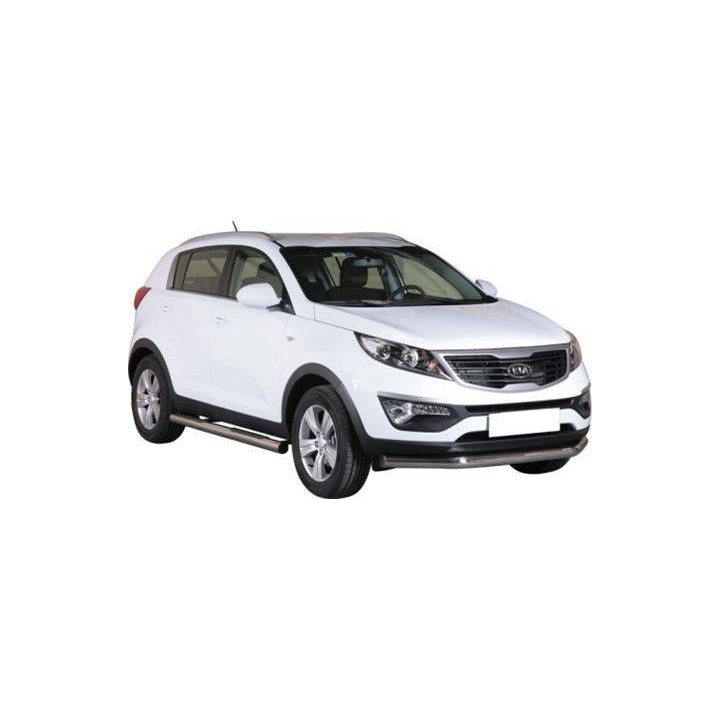 Protection avant INOX MISUTONIDA Ø76 Kia Sportage 3 (10-15)
