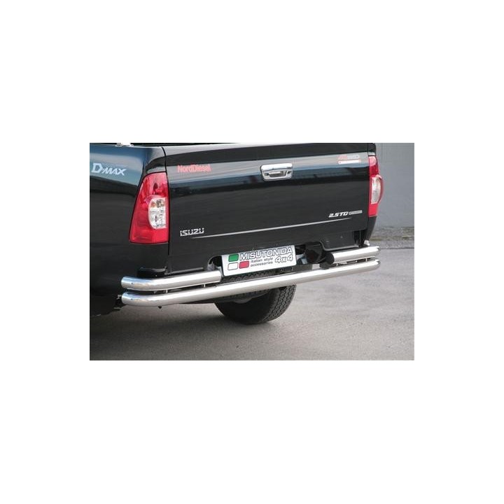 Pare-chocs arrière INOX MISUTONIDA Ø63 Isuzu DMAX (07-11)