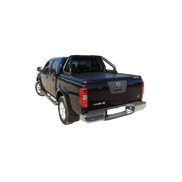 Couvre benne alu noir UPSTONE pour Nissan Navara D40 LB Dble Cab (10-15)