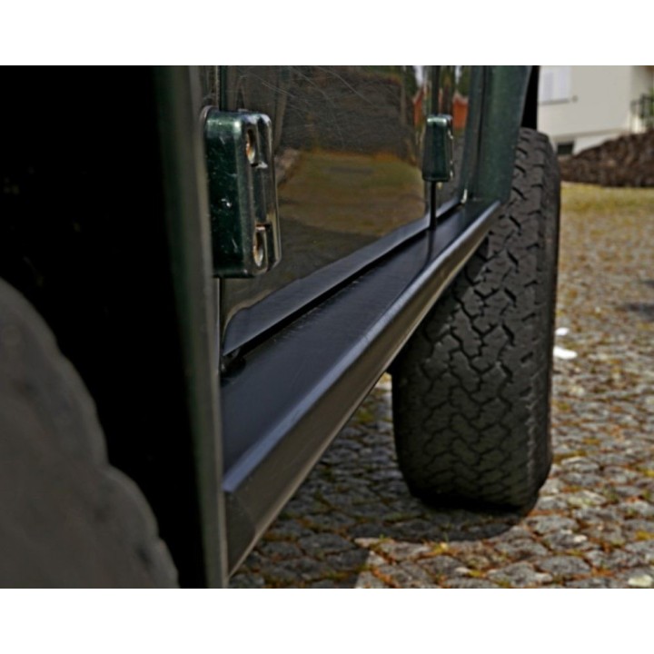 Protection bas de caisse renforcé noir D6 LR Defender 110
