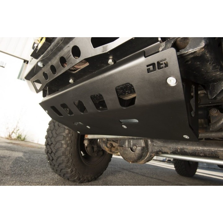 Protection avant acier zingué noir D6 Defender