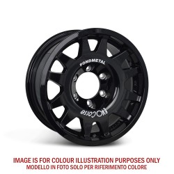 Jante aluminium DAKARZERO Noire Brillant 7x16 6x139.7 ET-10 CB67.1