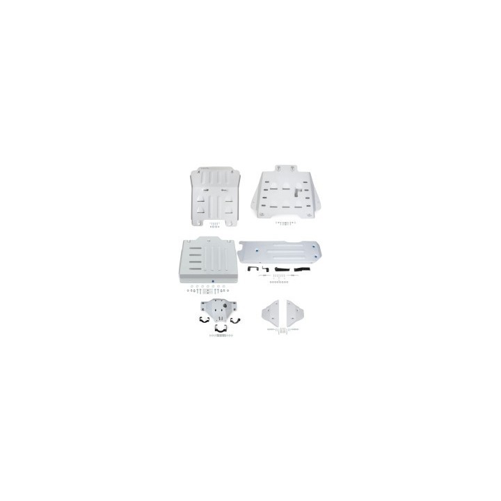 Kit de 4 plaques de protection Rival Isuzu DMAX III N60 (20-)