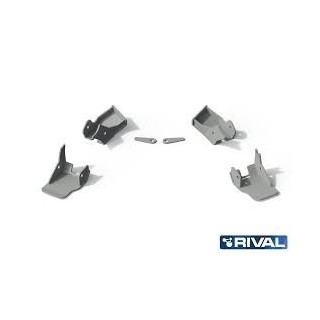 Plaque de protection tirants de pont AV/ARR Rival Jeep JL  (18-)
