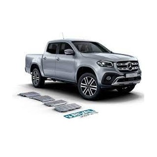 Kit de 4 plaques de protection Mercedes Classe X 3,0TD (18-)