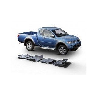 Kit de 4 plaques de protection Rival Mitsubishi L200 (06-15)