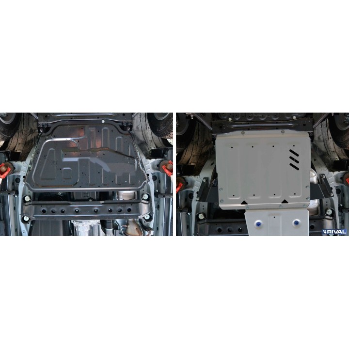 Plaque de protection boite de transfert Rival Mitsubishi Pajero III/IV (00-)