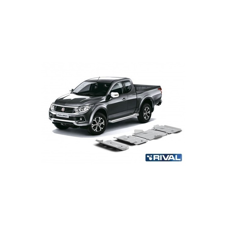 Kit de 4 plaques de protection Rival Mitsubishi L200 (15-)