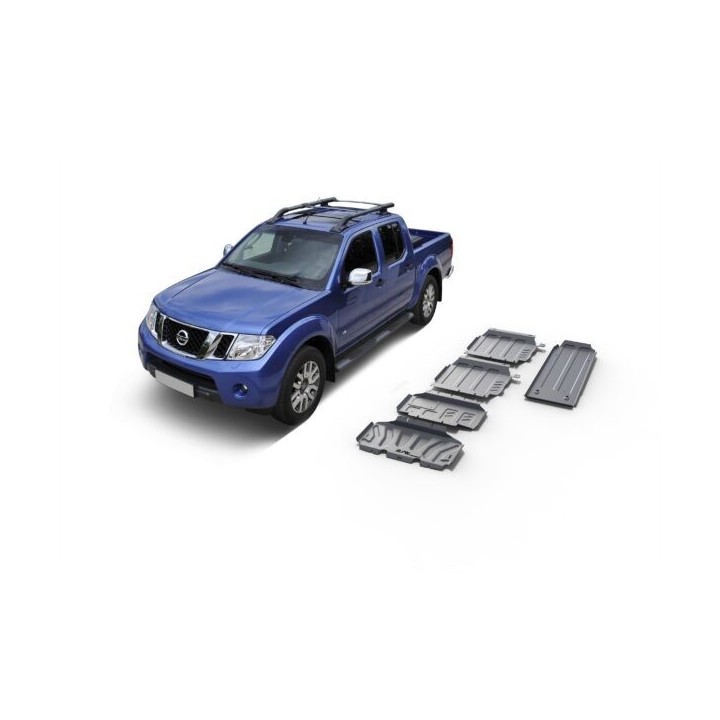 Kit de 5 plaques de protection Nissan Navara D40 (05-15)