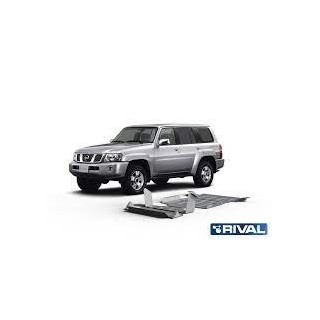 Kit de 4 plaques de protection Nissan Patrol Y61 (98-10)
