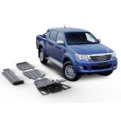 Kit  de 4 plaques de protection Toyota Hilux Vigo (05-14)