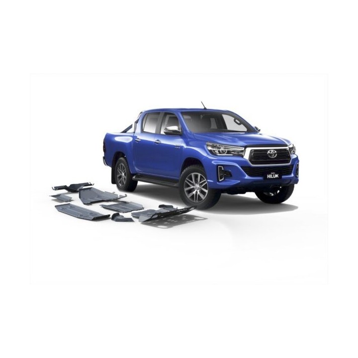 Kit de 7 plaques de protection Toyota Hilux Revo (15-)