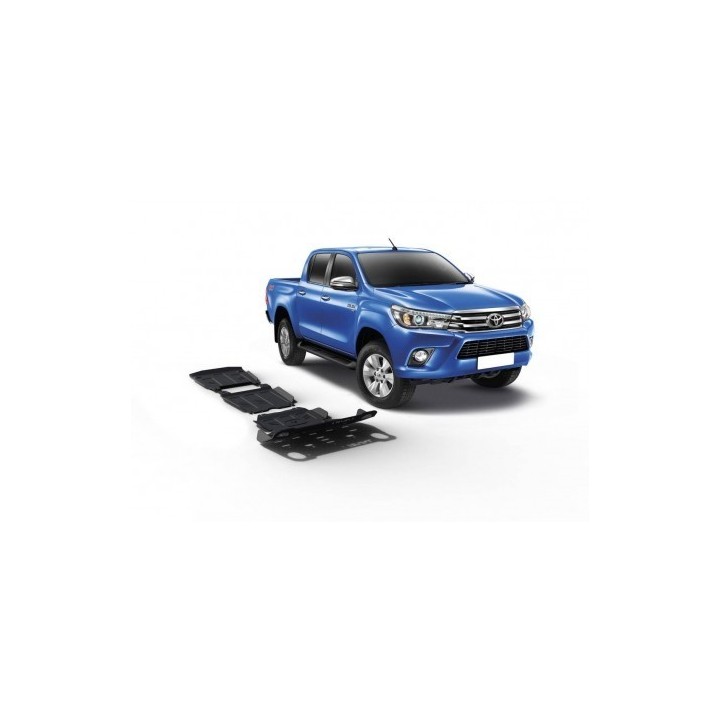 Kit de 3 plaques de protection Toyota Hilux Revo (15-)