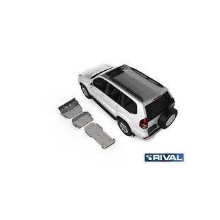 Kit de 3 plaques de protection Toyota Landcruiser 120 (07-10)