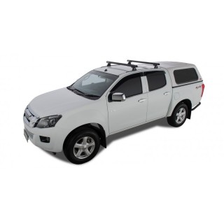 Barre de toit HEAVY DUTY (x2) RHINO-RACK Isuzu DMAX  (12-15)