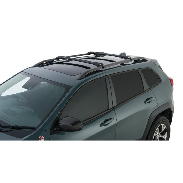 Barres de toit STEALTHBAR (x2) RHINO-RACK Jeep Cherokee KL (14-)