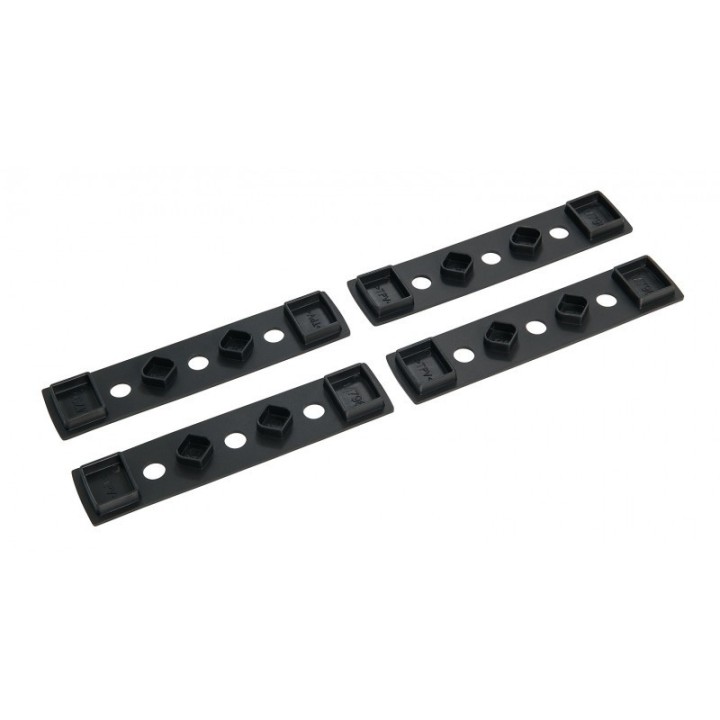 Barre de toit HEAVY DUTY (x2) RHINO-RACK Jeep Wrangler JK 5P (07-11)