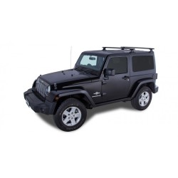 Barre de toit VORTEX (x2) RHINO-RACK Jeep Wrangler JK 3P (07-17)