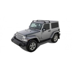 Barre de toit VORTEX SG (x2) RHINO-RACK Jeep Wrangler JK 3P (07-17)