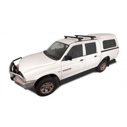 Barres de toit HEAVY DUTY RLTF (x2) RHINO-RACK Mitsubishi L200 K74 (96-06)