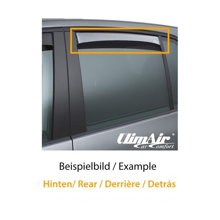 Déflecteur d'air arrière (X2) CLIMAIR Land Rover Defender L663 (20-)