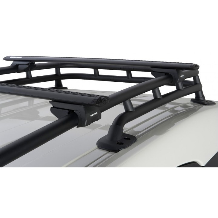 Barres de toit VORTEX SX (x2) RHINO-RACK Nissan Navara D40 (05-15)