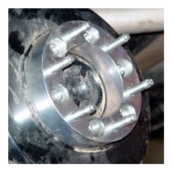 Elargisseurs de voie aluminium Land Rover