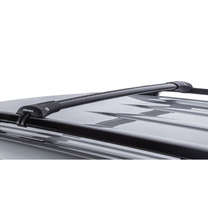 Barres de toit STEALTHBAR (x2) RHINO-RACK Nissan Navara D23 NP300 (15-)